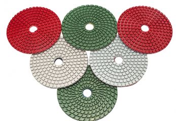 Diamond flexible disks-pads (Wet), for marble and granite, for colored and for white stones